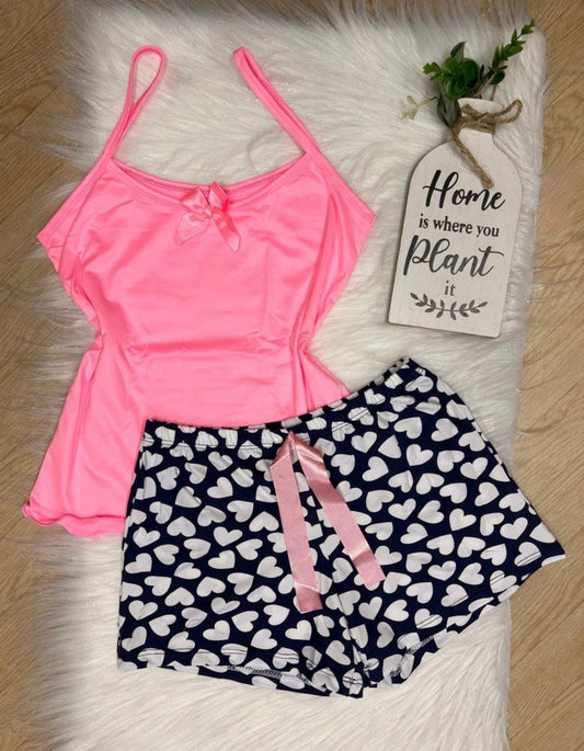Sweetheart Pink & Hearts