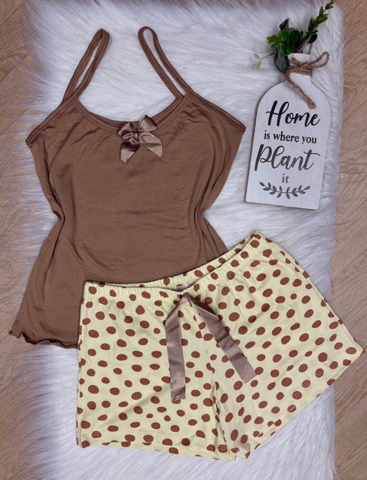 Cozy Mocha Dots
